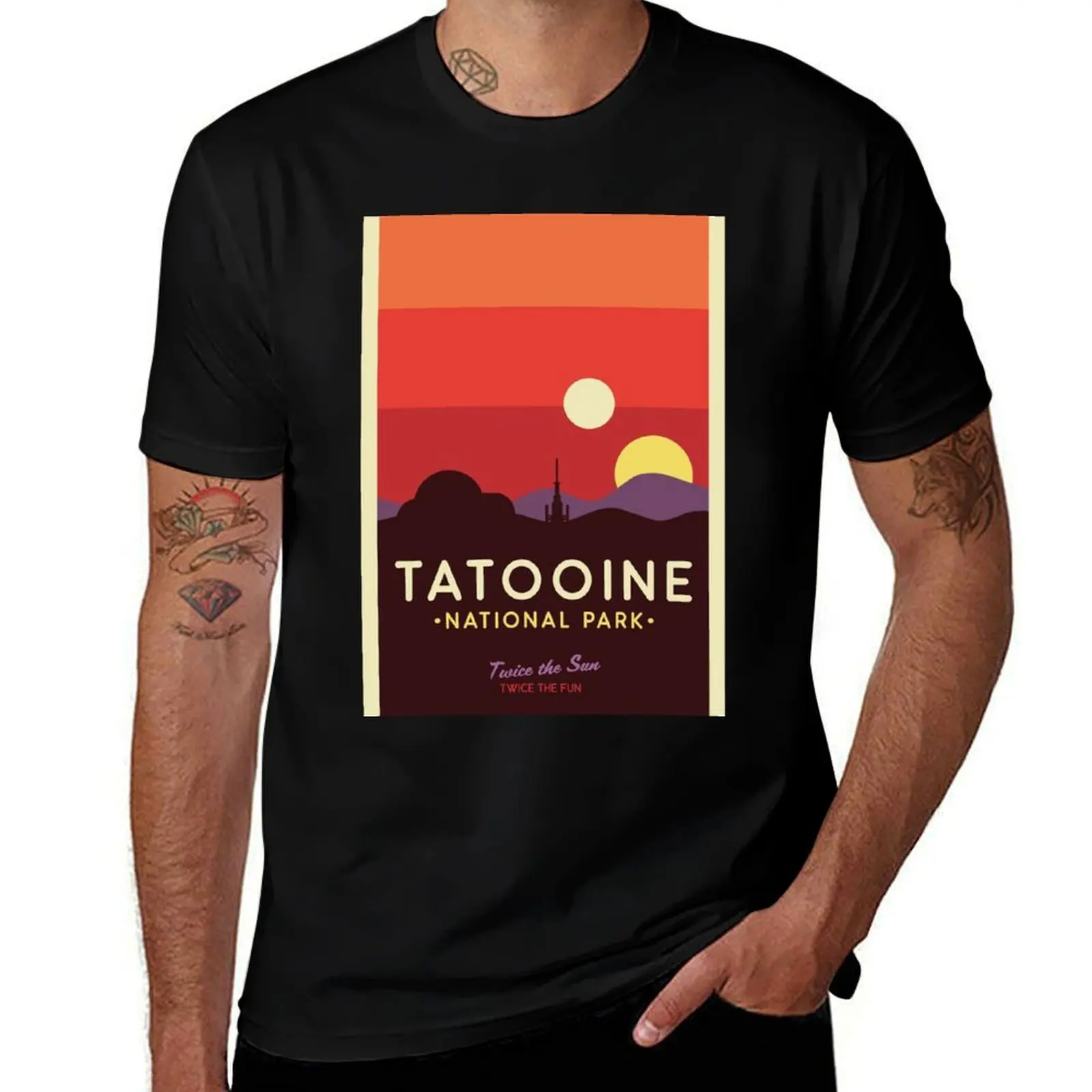 

Tatooine National Park T-Shirt g man t shirts for men anime tshirt T-Shirt