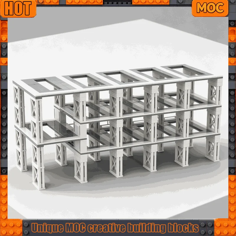 679PCS Multi Level Car Garage Parking Storage Display Rack Building Blocks Model Custom Puzzle DIY Assembly Toy Popular Gift Set