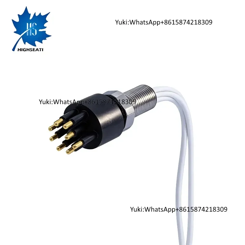 10 Pin Male/Female Brass Plug for Marine Environments