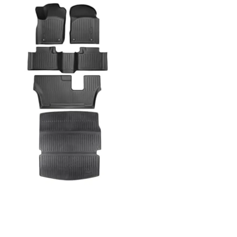 

Полный комплект всепогодных ковриков для Dodge Durango 2011-2015, 7 мест, на заказ, резиновый коврик в багажник, аксессуары для внедорожников, черный