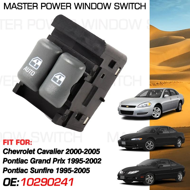 Auto Car Power Window Switch 10290241 7 Pins For Chevrolet Cavalier For Pontiac Grand Prix Sunfire 1995-2005 10404698 22652690