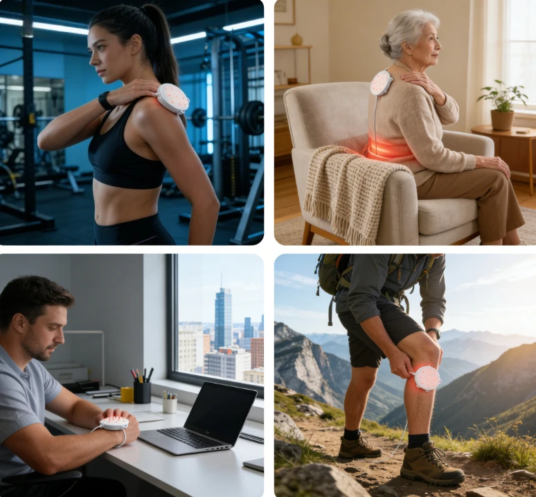 

Портативный массажер для ТЭНС-терапии | Регулируемый электродный пояс для снятия мышечной боли | USB-перезаряжаемое устройство для домашнего восстановления