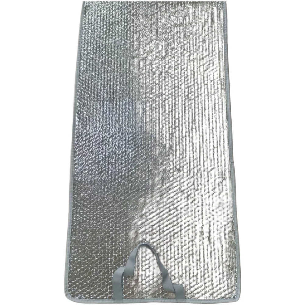 Aluminum Foil Reflective Bubble Wrap Cover for AC Outdoor Unit Heat Insulation Rainproof 46x95cm Aluminum Foil