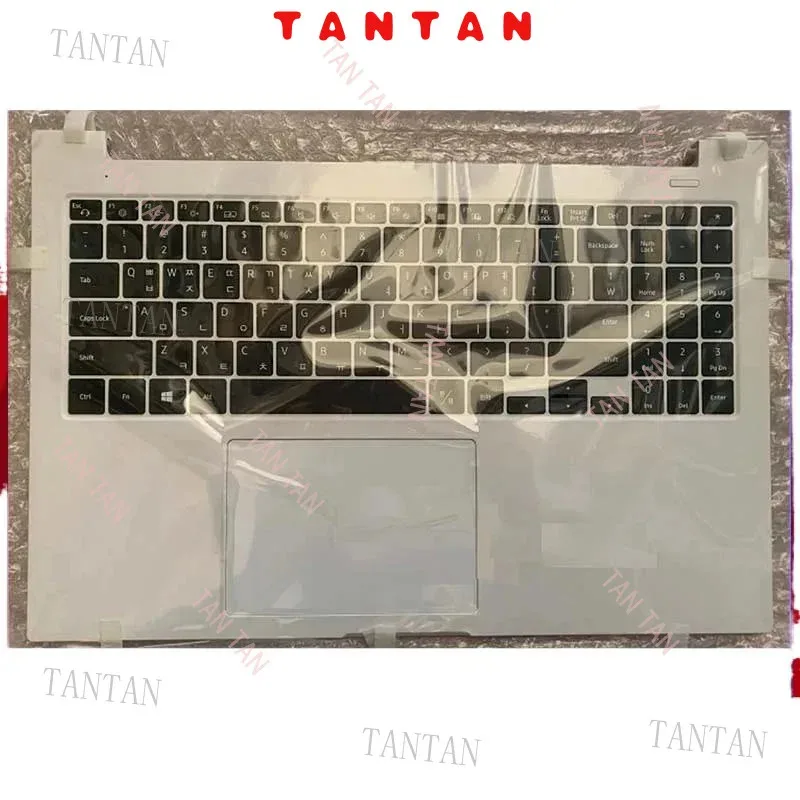 

New/org For Samsung NP550XCJ NP 551XCJ 550XCJ NP350XCJ XCR 350XCJ palmrest KR Korean keyboard upper cover Touchpad,White TAN