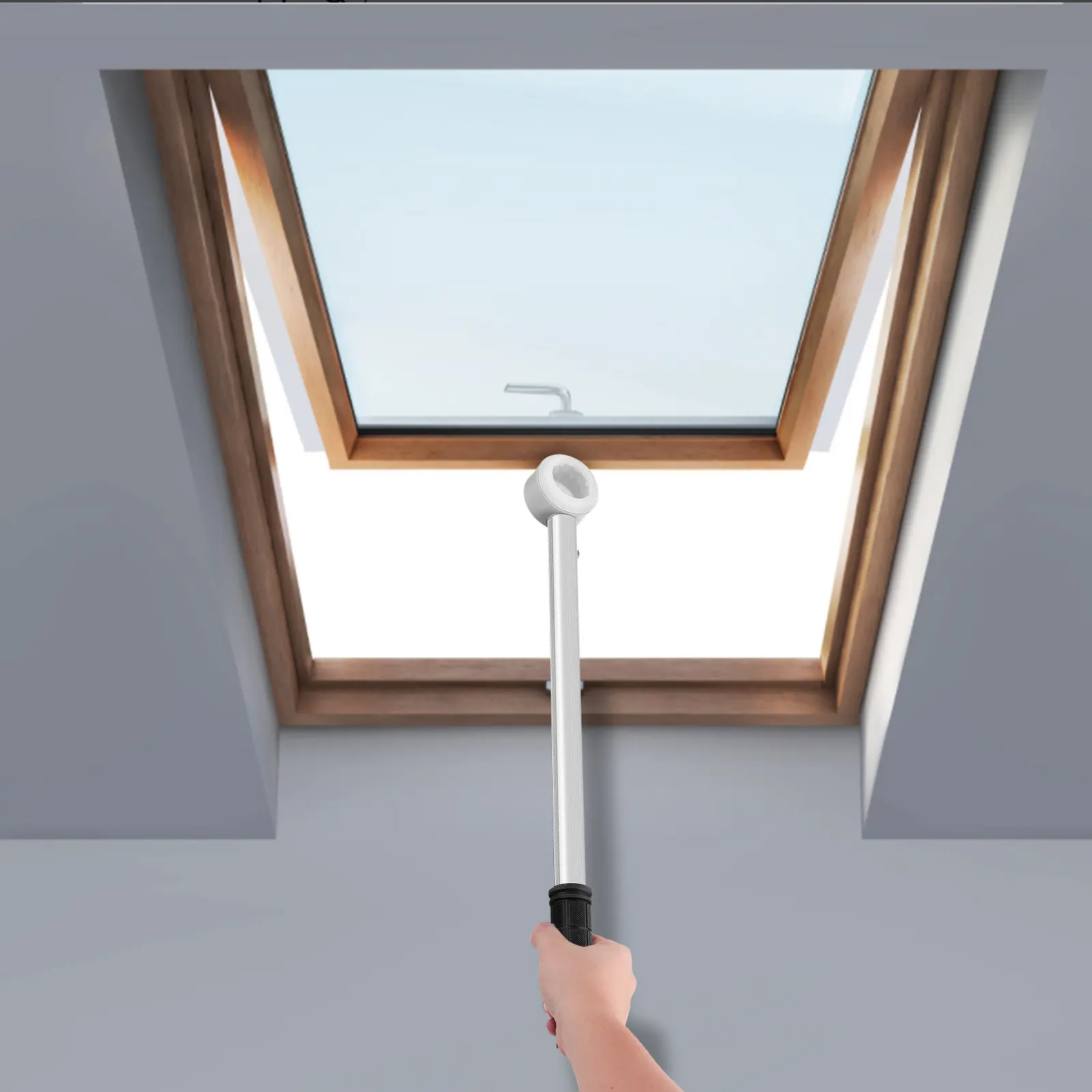 

Инструмент для открывания окон: O-образный тяговый механизм с длинной ручкой для штор и жалюзи, беспроводной крюк для штор, тяговый стержень для жалюзи