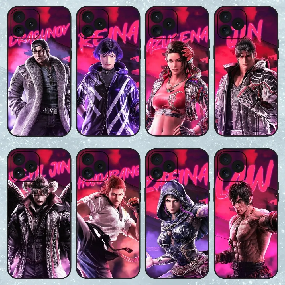 Game Tekken 8 B Phone Case For iPhone 11 12 13 14 15 8 XS Mini X XR PRO MAX Plus Cover