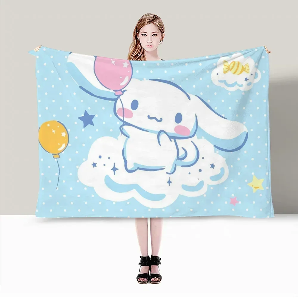 Cinnamoroll Blanket for Decorative Sofa Blankets for Bed Bedroom Decoration Bedspread on the Bed Couch Throw Blanket Nordic Boho