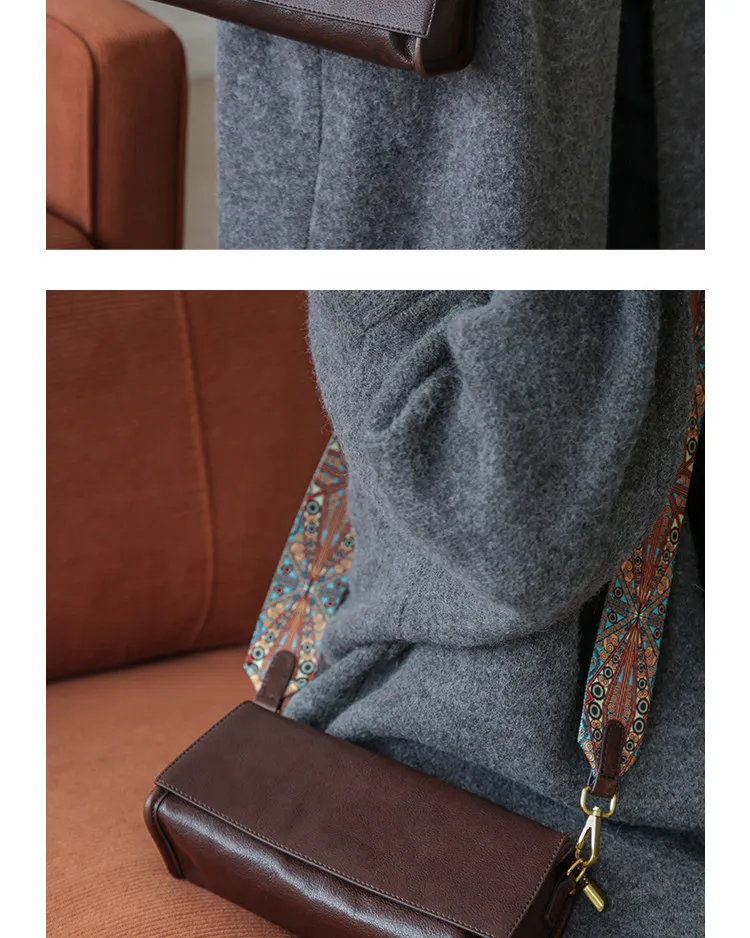 PNDME modische Vintage-Designer-Umhängetasche aus echtem Leder für Damen, lässige Wochenend-Umhängetasche aus echtem Rindsleder – Detail 9