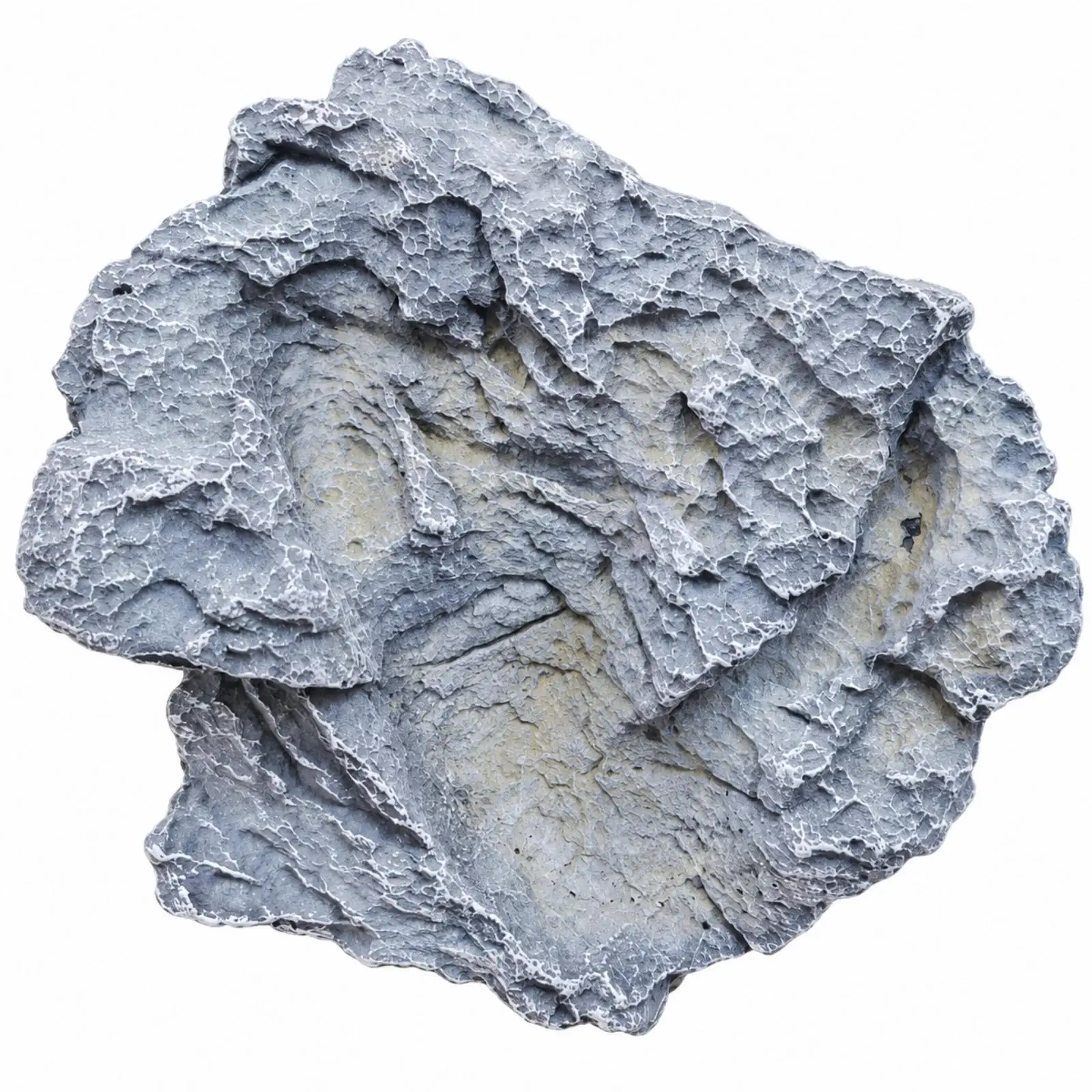 Rugged PU Foam Decorative Stone Artificial Rock for Exhibition Hall Visual Display