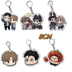 Hot Anime KeyChain Jinx Acrylic Stand Key Chain Joo Jaekyung Kim Dancar Key Chain Bags Girls Gift Sleutelhanger 8CM