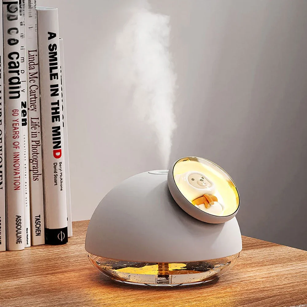 Новый ультразвуковой USB-увлажнитель воздуха с цветной подсветкой для офиса, дома, автомобиля, настольного мини-увлажнителя воздуха