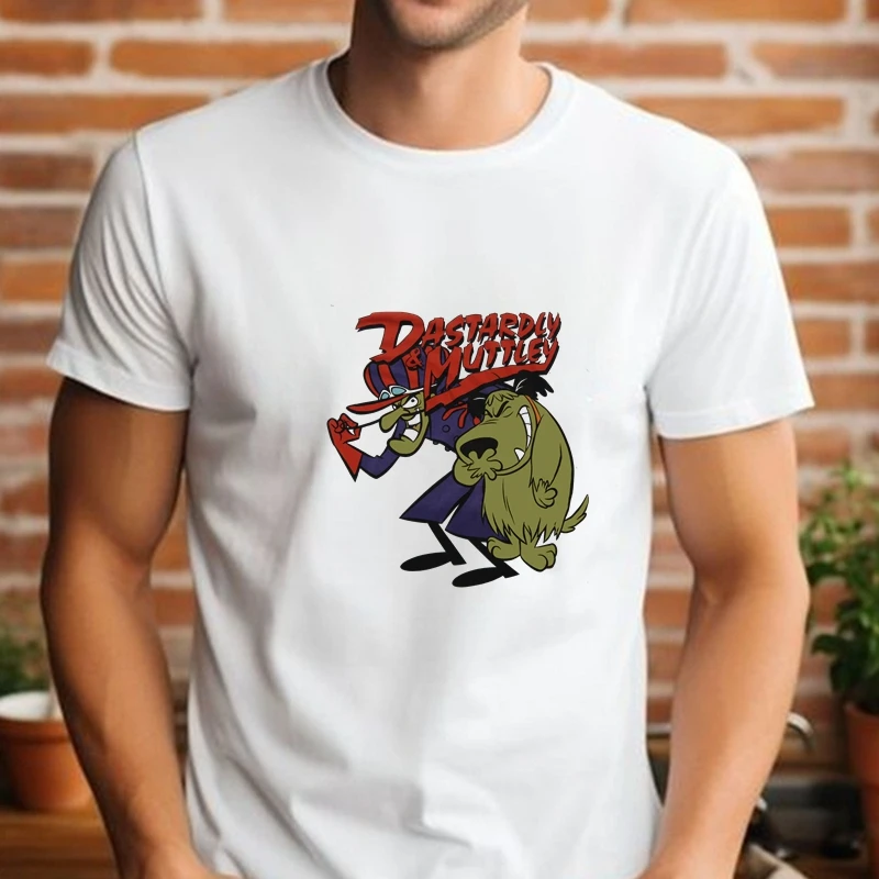New Style Tops and T-shirts: Wacky Races Anime Summer Short-sleeved Men's and Women's Shirts - Comfortable T-shirts
