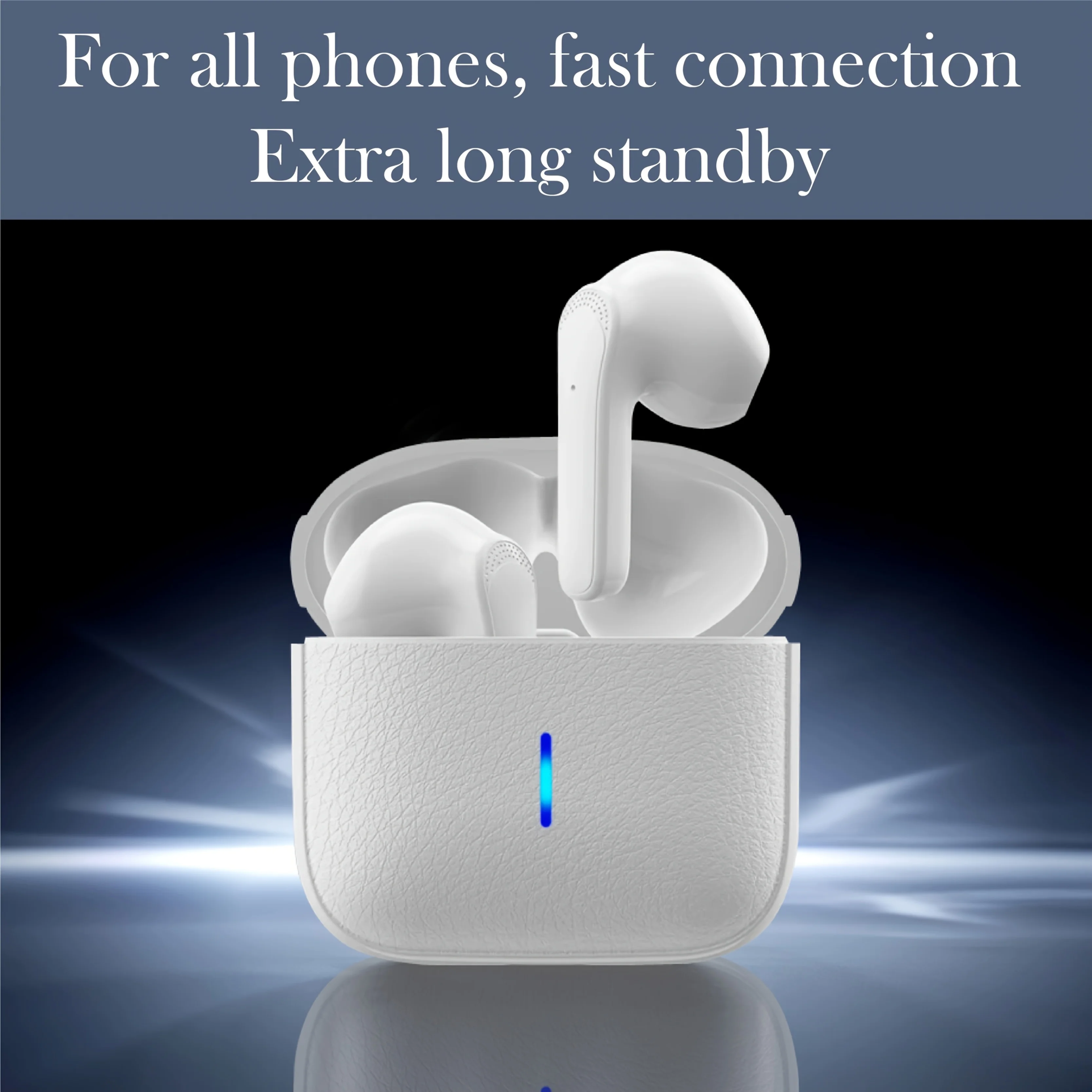 2026 New True Wireless Music Semi-In-Ear Headphones, Couple's Sports Mini Earbuds,HIFI Stereo, HD Calls