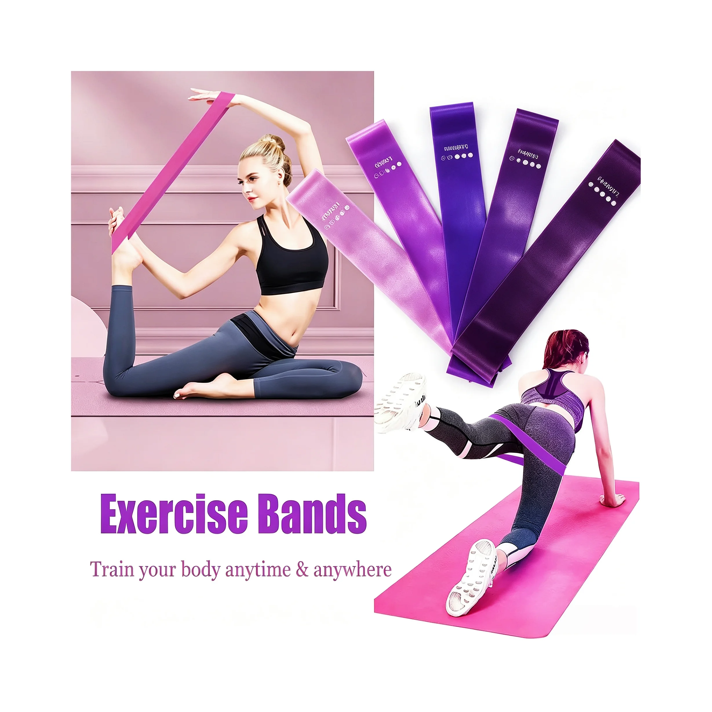 Crossfit Workout With Equipment - Bandas Elásticas de Resistencia para Fitness,
