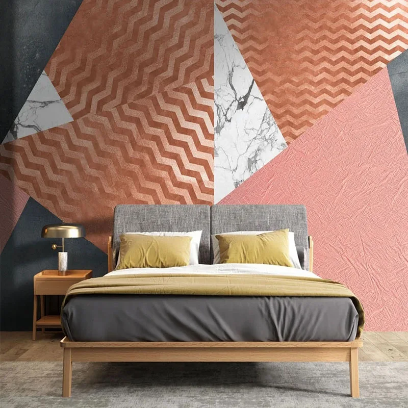 

Custom Mural Wallpaper Modern Abstract Geometric Wallpaper Mural Creative Backdrop Wallpaper For Bedroom Walls Home Decor Tapety