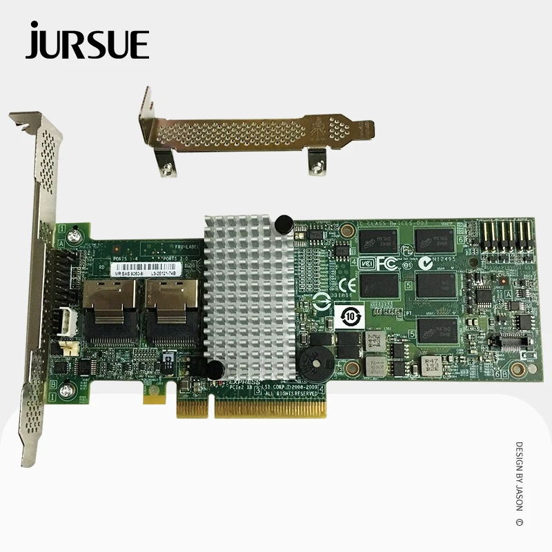 Imagem -02 - Cartão do Controlador do Raid de Lsi 92608i 512mb Sas Sata 8-cartão do Expansor do Raid do Porto Pci-e 6gb