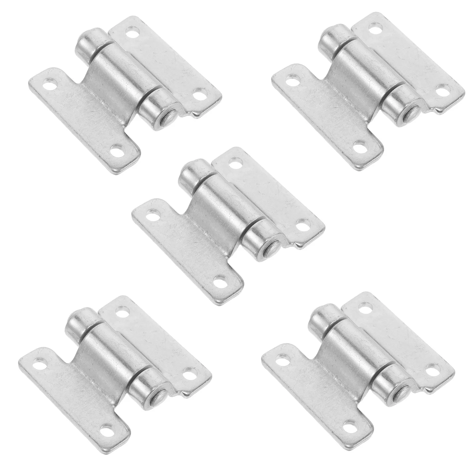 

5Pcs Automotive Car Compartment Hinges Stainless Steel Folding Hinges for Truck Storage Doors Cargo Trailer Exterior