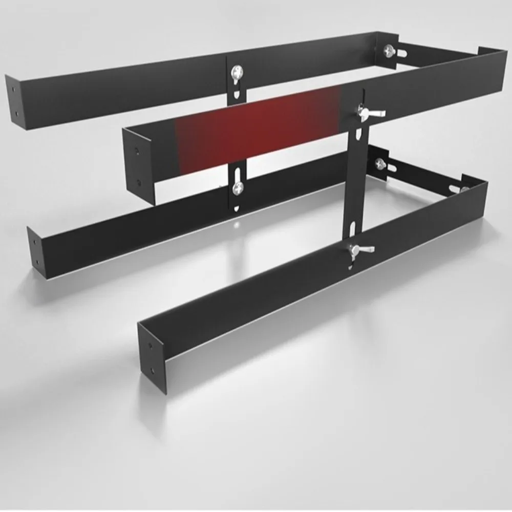 Steel Universal PC Case Holder Sturdy Rustproof Computer Mainframe Hanger Radiative Adjustable CPU Stand Wall Side Mount