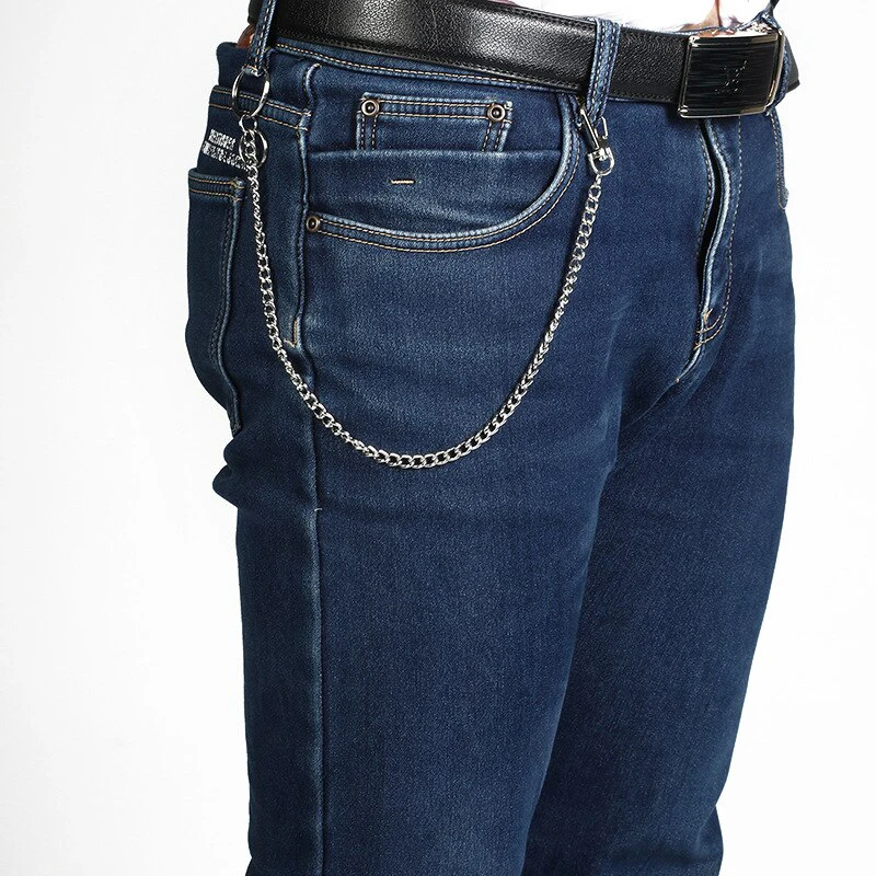 1/2/3 Layer Long Metal Belt Chain Rock Punk Hook Trousers Pant Waist Link Metal Wallet Chain Keychain Ring Clip Keyring HipHop J