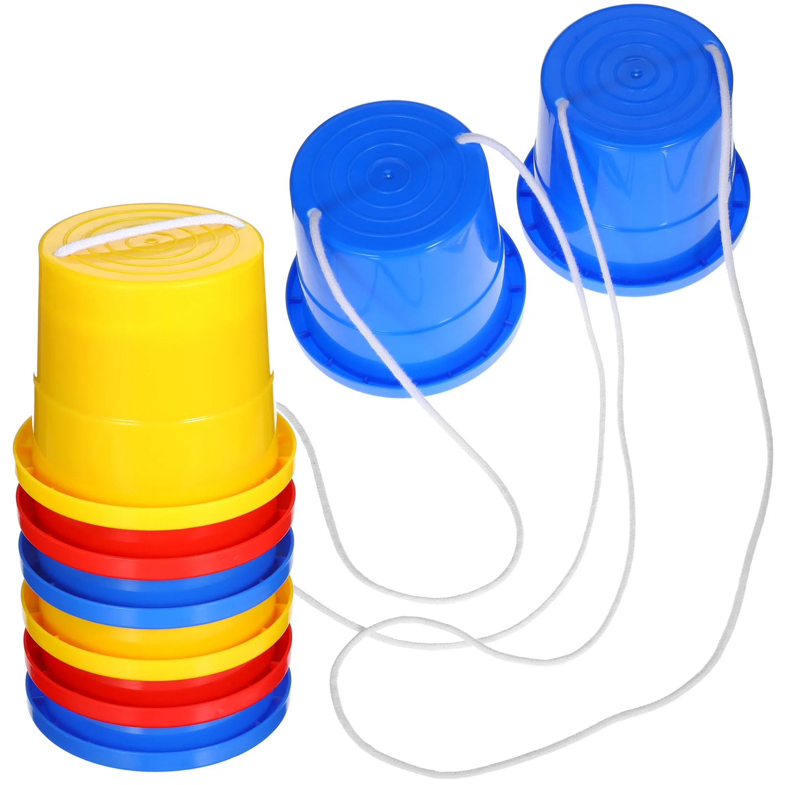 

Kids Balance Stilts Plastic Walking Buckets For Children Outdoor Indoor Play Balance Training Exercise Game Coordination