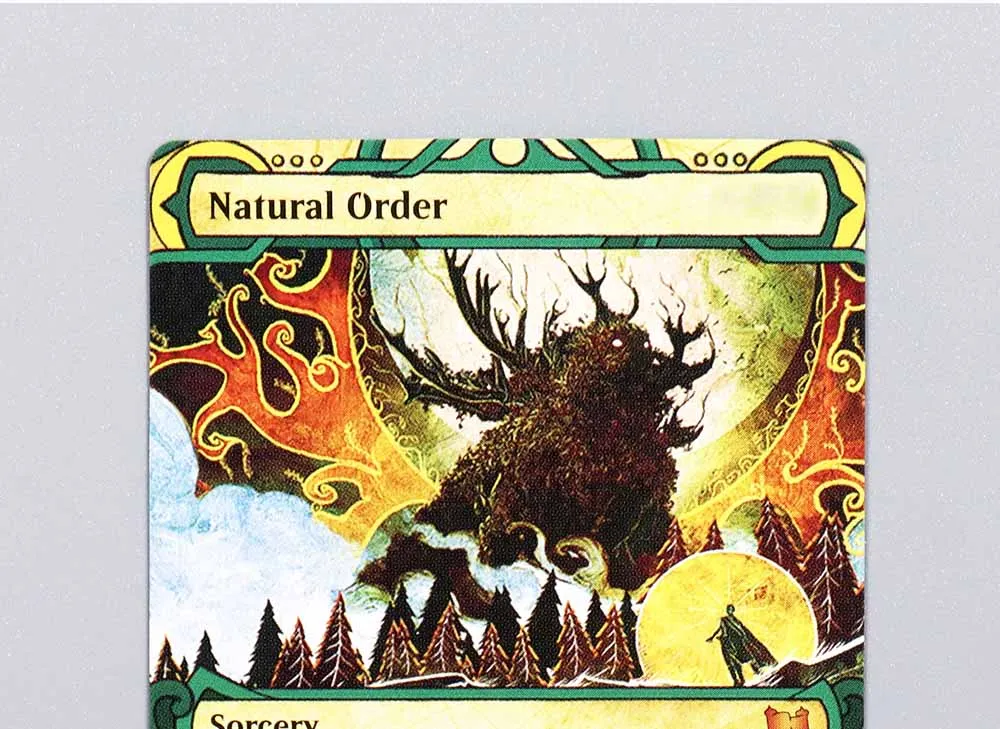 Lamina di ordine naturale/Holo TCG Proxy magico Nero Carte da gioco Proxy di alta qualità Raccolta di carte collezionabili per giochi da tavolo