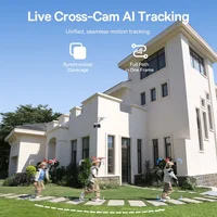 Baseus Security X1 Pro Outdoor Dual Camera Wireless 3K Camera Solar Panel Face Recognition Smart AI Tracking Security Camera 4