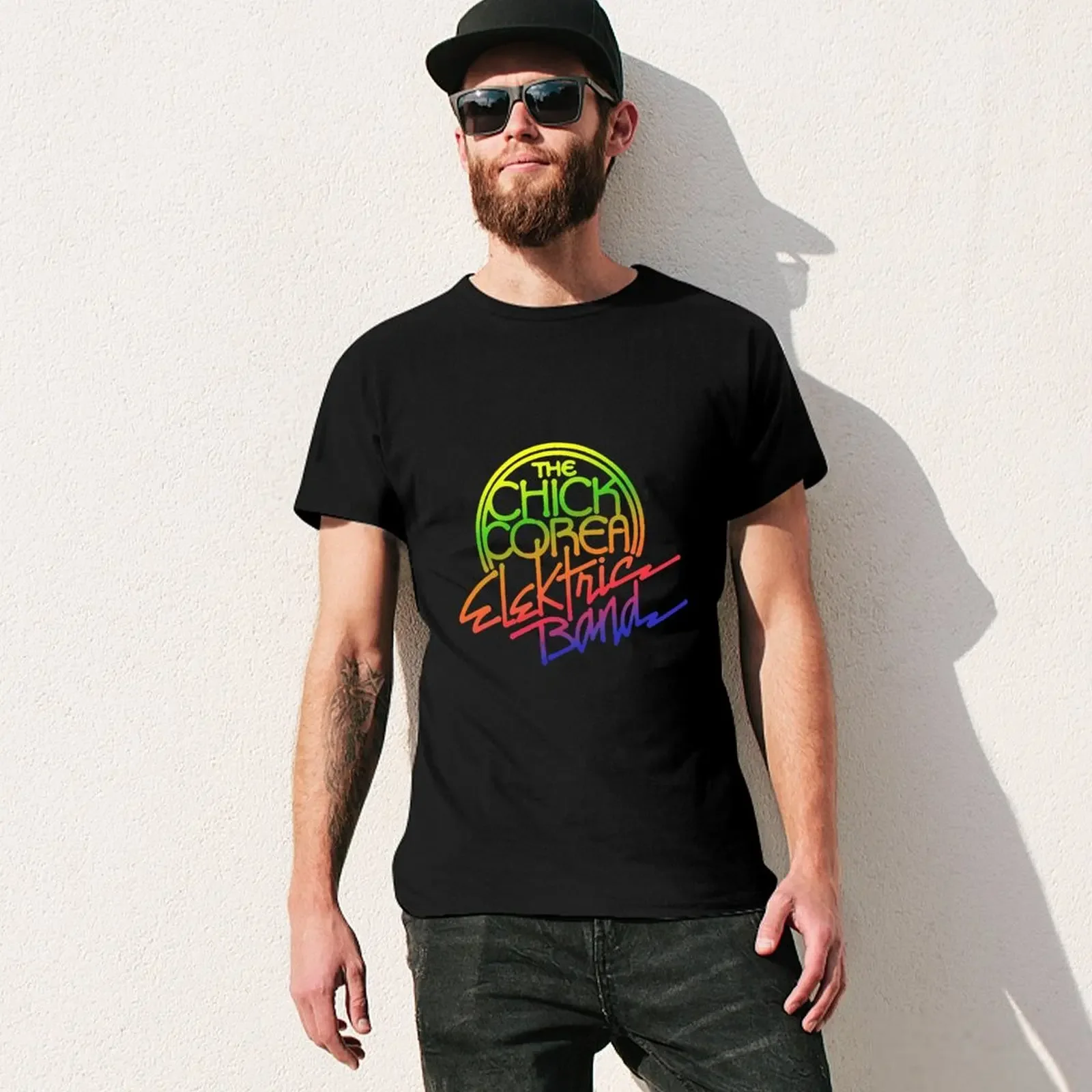 Chick Corea Elektric Band T-shirt summer clothes boys animal print vintage clothes korean fashion men