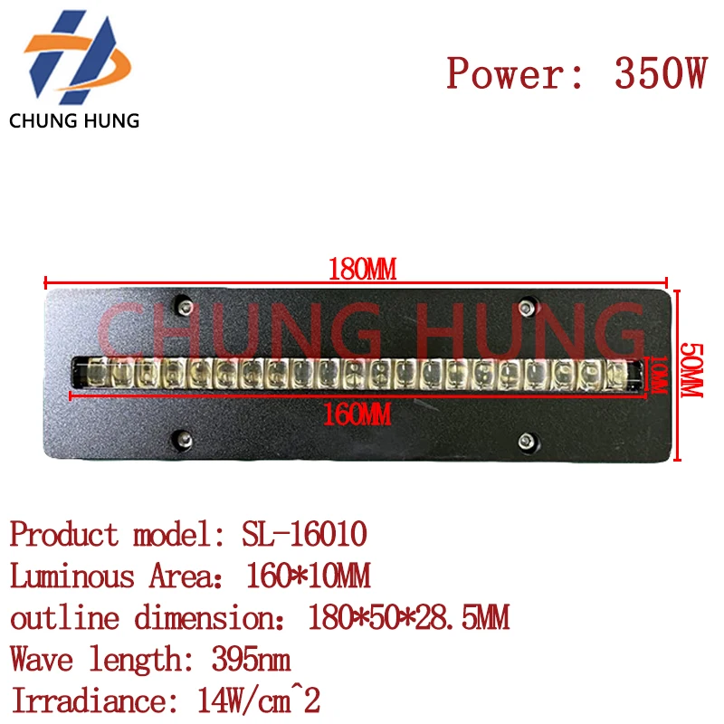 I3200 UV inkjet UV flatbed printer with 350W water-cooled UV LED curing lamp UV ink pre curing light source UV lamp