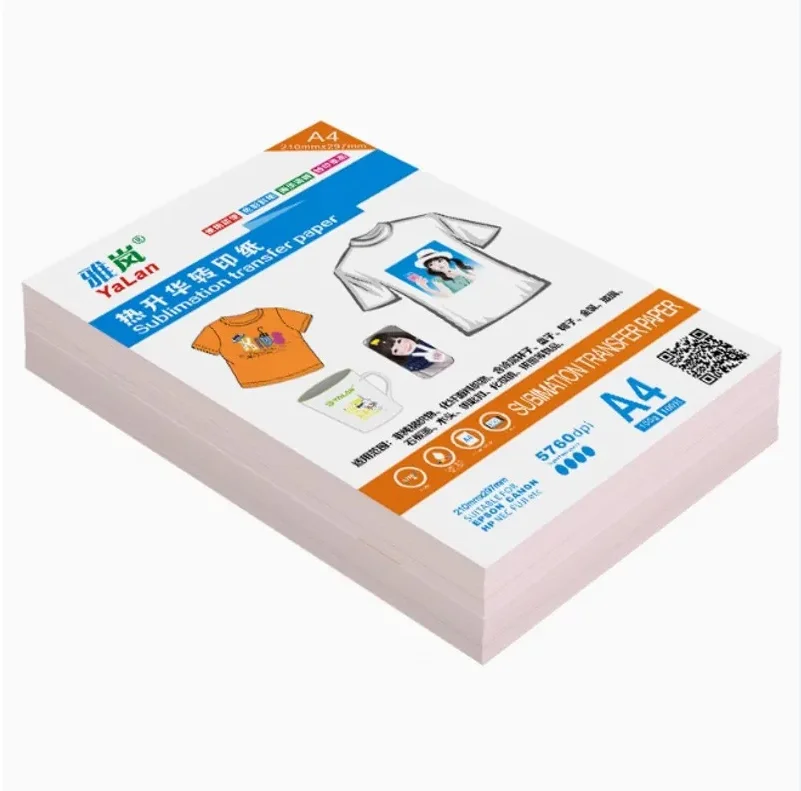 Papier do sublimacji termotransferowej 100 szt. do drukowania na kubkach, format A4