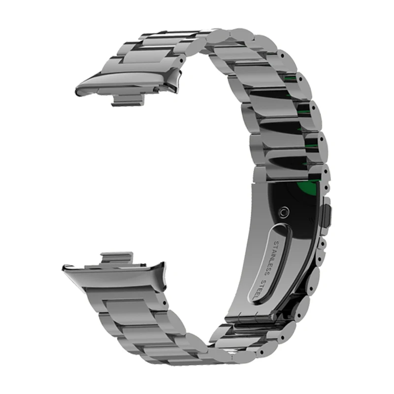 Pulseira de metal para redmi watch 4, pulseira de aço inoxidável para xiaomi mi band 9 pro, pulseira correa para xiaomi band 8 pro