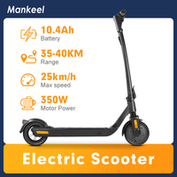 Mankeel Foldable Electric Scooter for Adults Shock Absorbing Dual Brake Electric Kick Scooters Max Range 40KM E Scooter