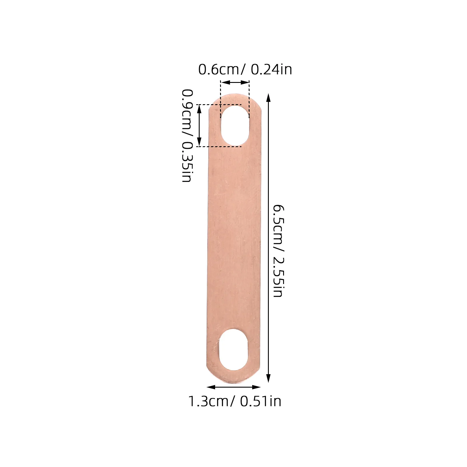 Flat Copper Tabs 0.15mm for Rechargeable Battery Repair High Conductivity Connectors for DIY Power Bank Making Supplies