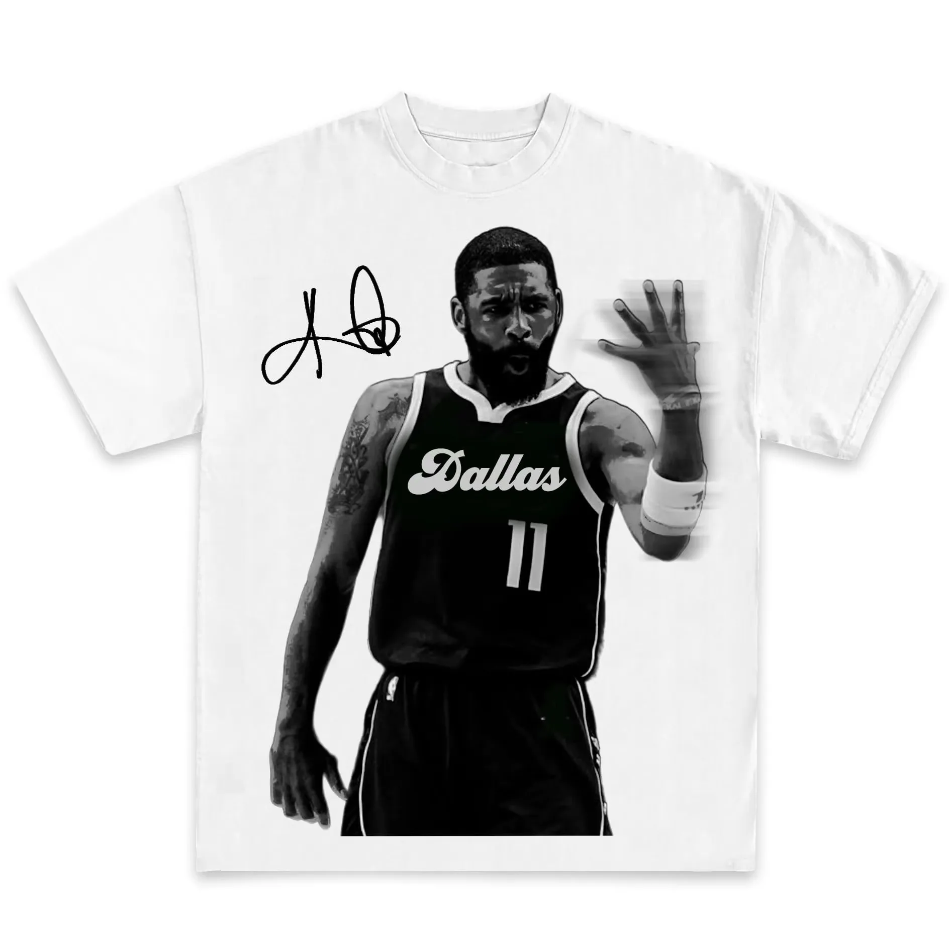 Pop Culture Retro Pattern T-shirt Series American Rap Basketball Streetwear Hip Hop Premium Qua Men's and Women's Print T Shirt