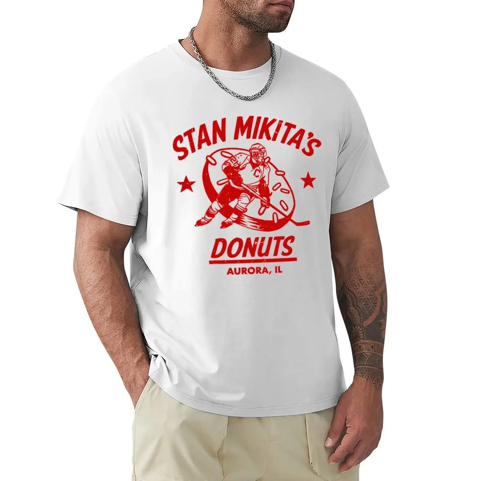 Mikita's Donuts T-shirt animal prinfor boys cute tops boys whites mens clothing