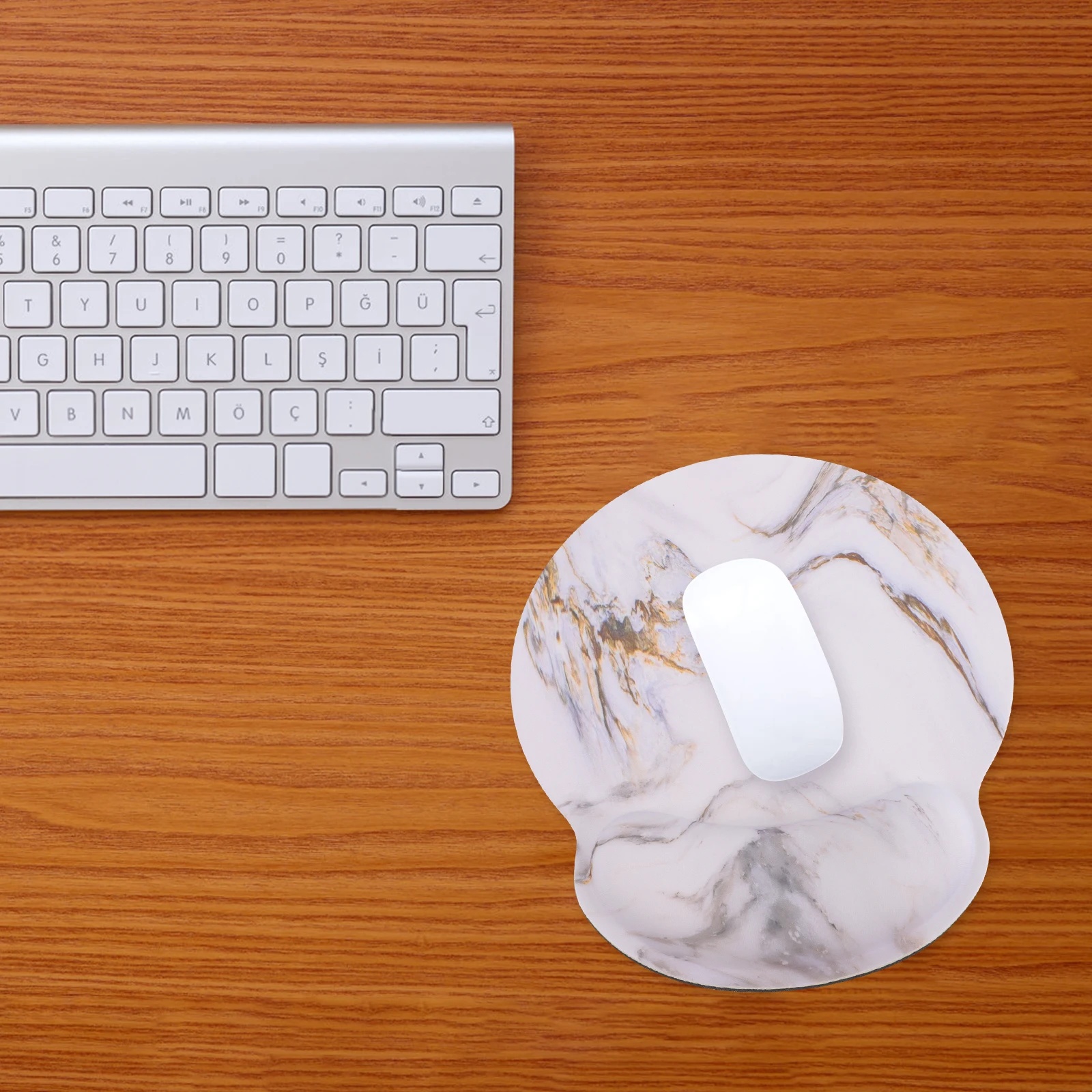 

Ergonomic Memory Foam Mouse Pad Wrist Rest Lightweight Travel Office Home Use Rubber Mat Laptop Accessories Gift Idea