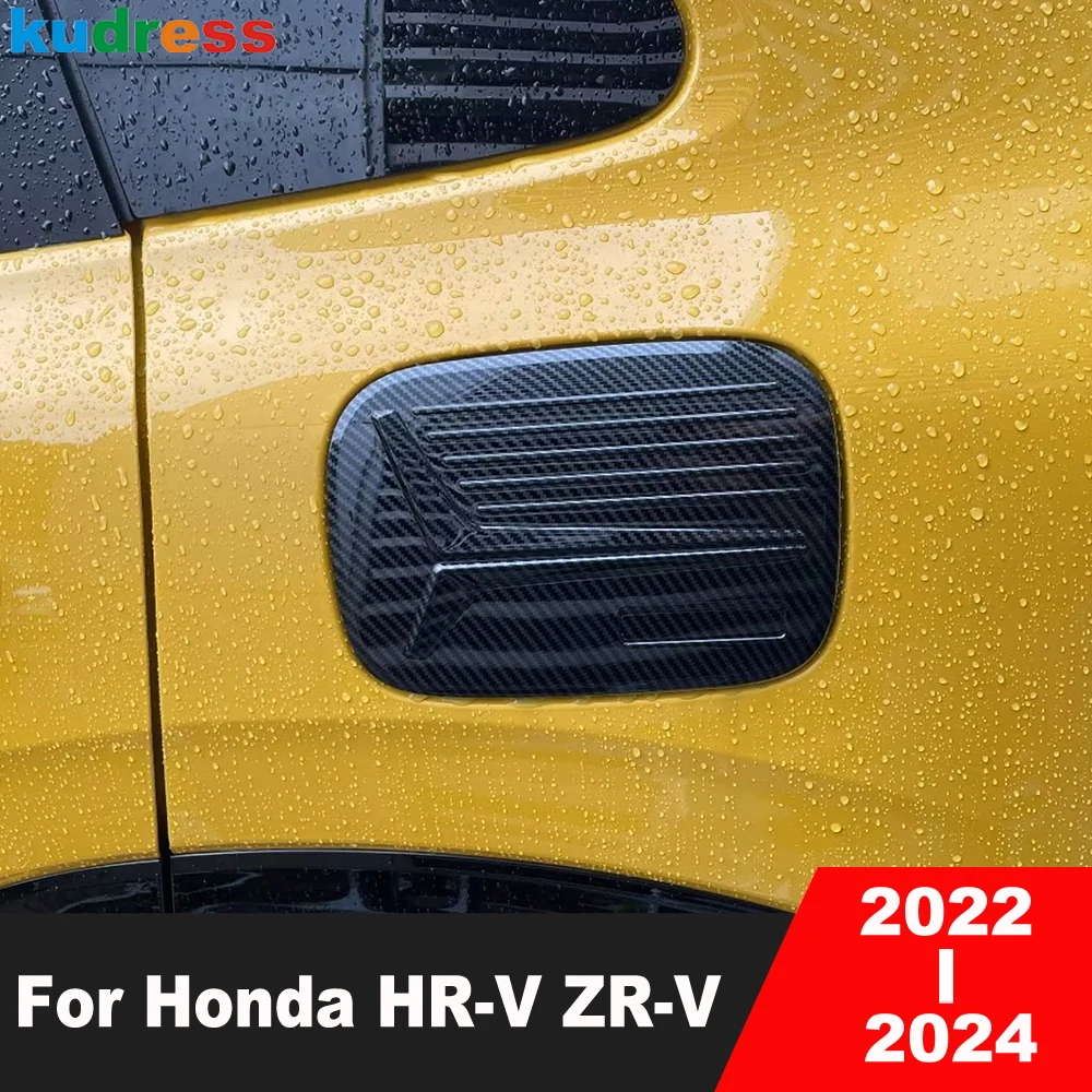 Для Honda HR-V 2023 2024 ZR-V 2022 автомобильный бензобак из углеродного волокна крышка бака накладка на масло бензин крышки Фото №2