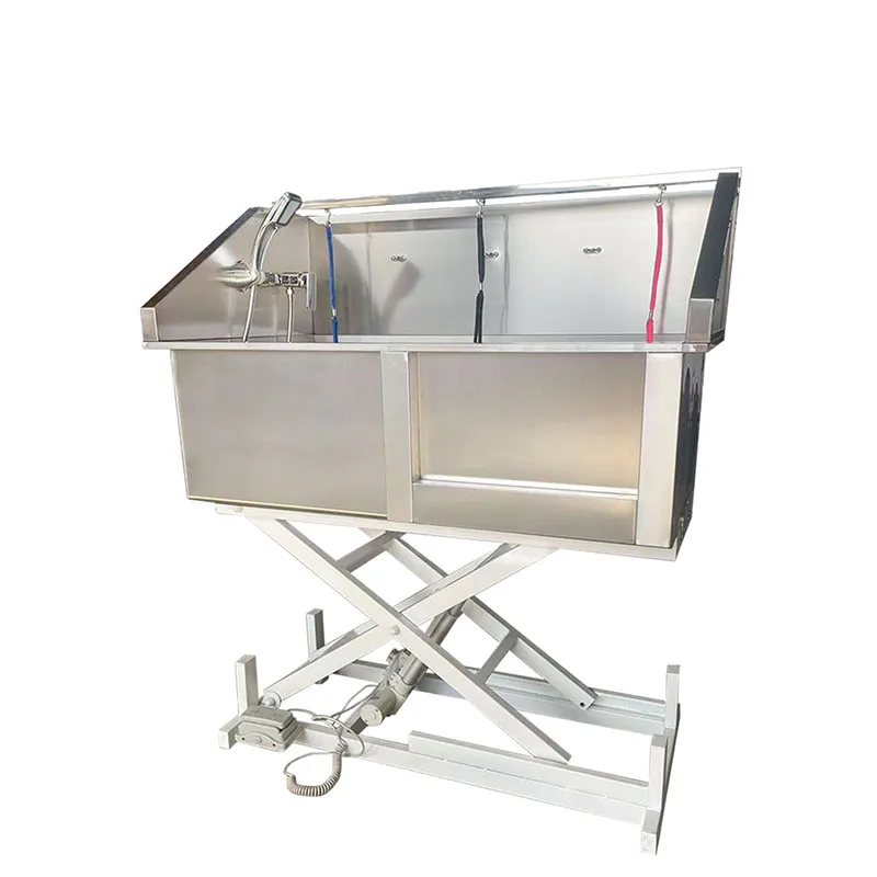 Euro Pet Top-Selling  Electric Lifting Stainless Steel Modern Dog Grooming Bath Swimming Pool Bathtub Indoor Pet