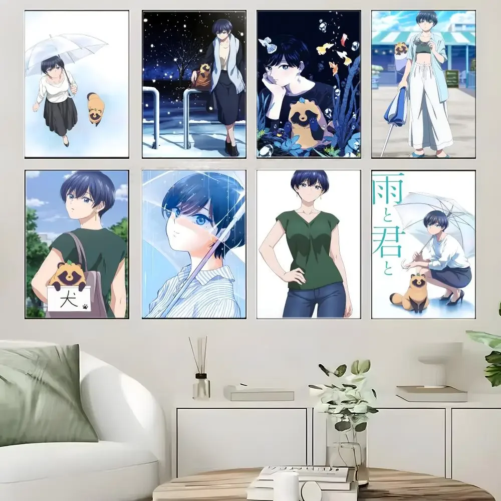 Anime A-Ame To Kimi To Poster Crease Free Waterproof Durable All Space Wall Decor