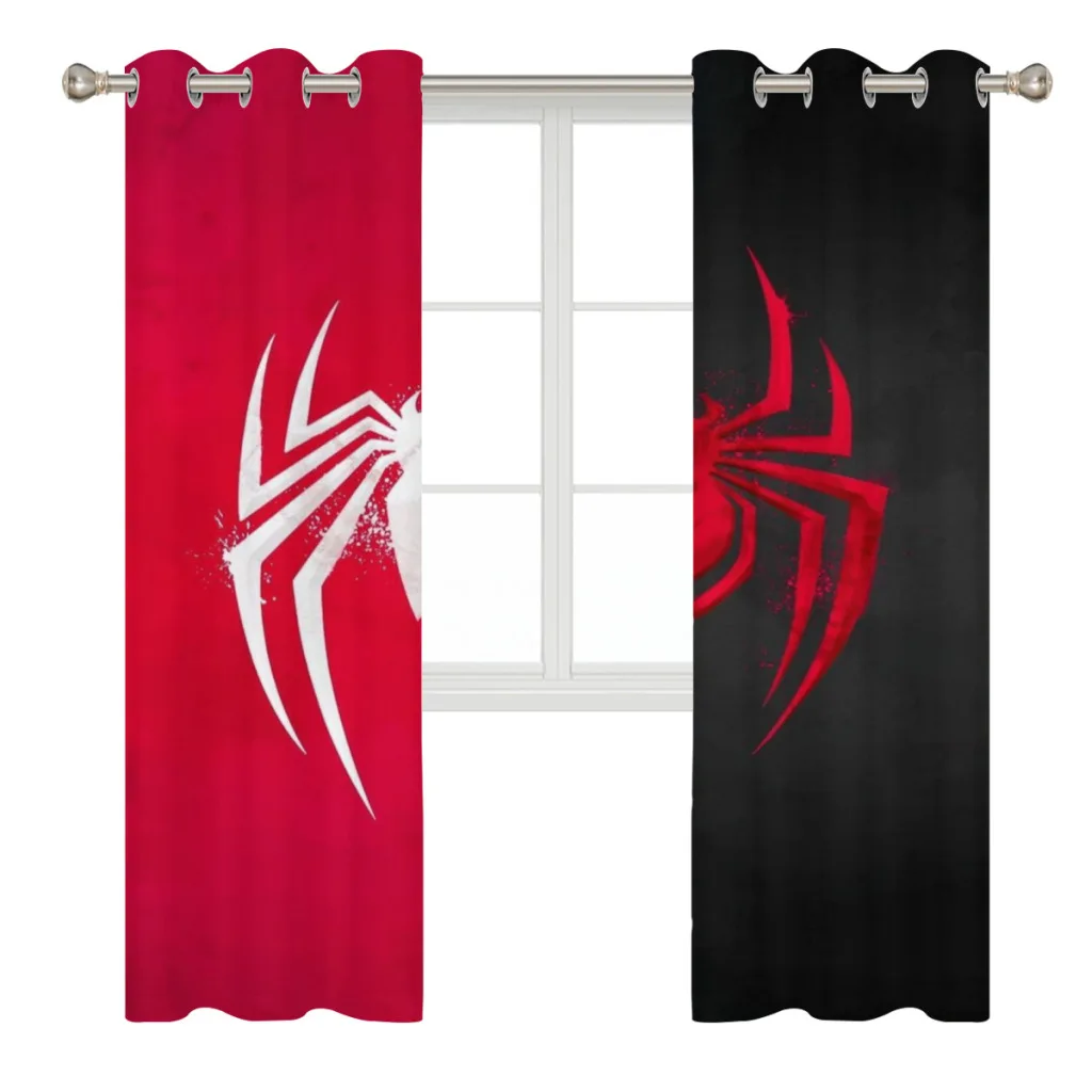 Marvel SpiderMan Blackout Curtains For Living room Bedroom