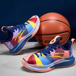 Yellow Basketball Shoes Men Brand Designer Trend Sneakers Cushioing Actual Basketball Training Shoes Kids Outdoor Sports Shoes