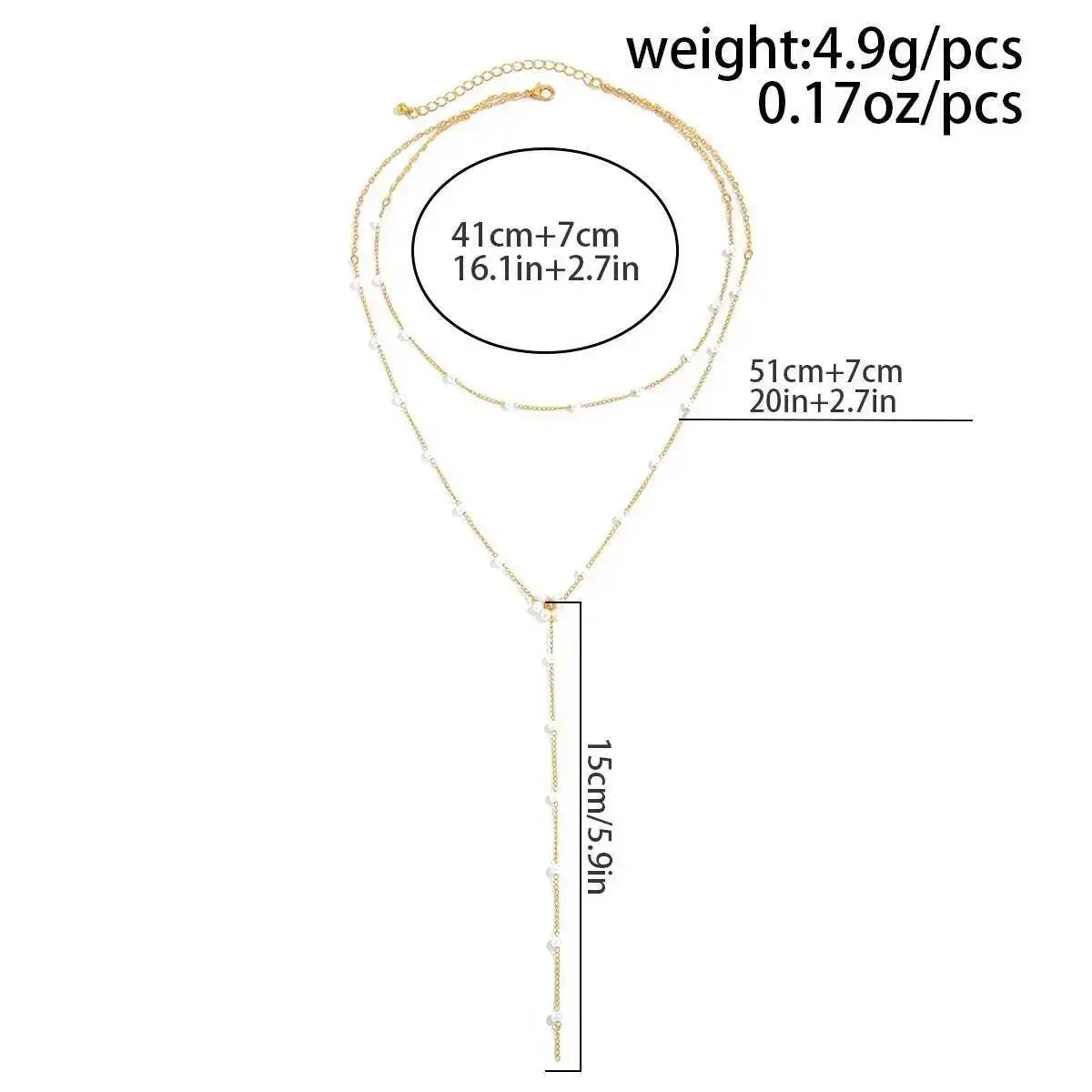 IngeSight.Z 3 أنماط أنيقة تقليد اللؤلؤ زهرة صغيرة قلادة القلائد النساء رائعة طويلة شرابة المختنق Y2K مجوهرات هدية