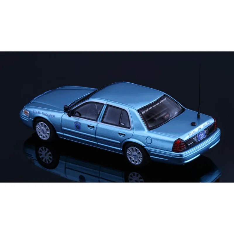 Rollin 1/64 MSP Mainin State Police Ford CV Diecast Car Model Alloy Simulation Collection Toy Gift For Boys#peetyeee