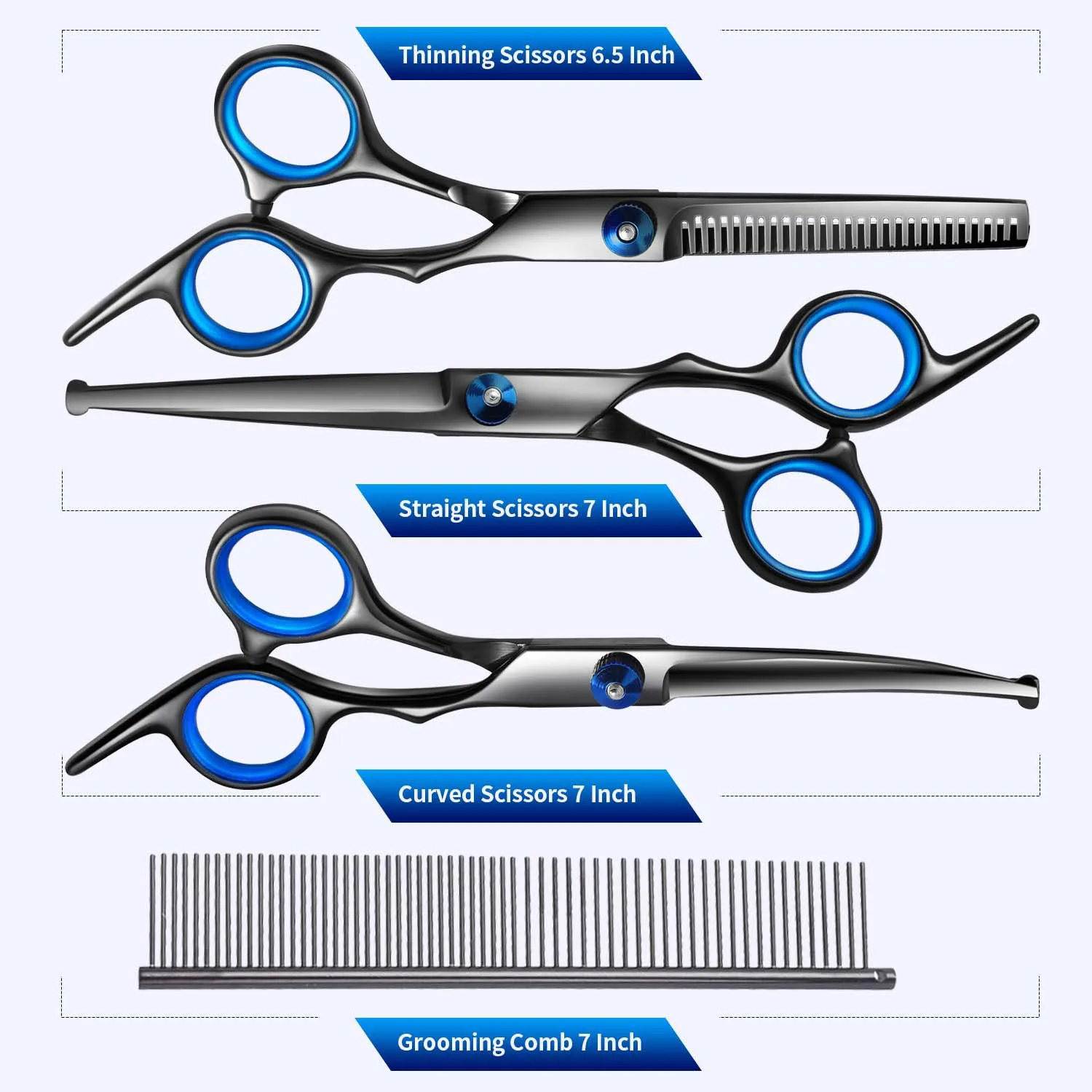 Stainless Steel Scissors for Hair Thinning and Cutting Clipper 6 inches Hairdressing Products Haircut Trim Hairs Cutting Barber