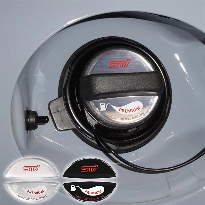

Subaru STI Fuel Tank Cap Sticker, Fuel Filler Cap Decal, Fuel Grade Identification Sticker