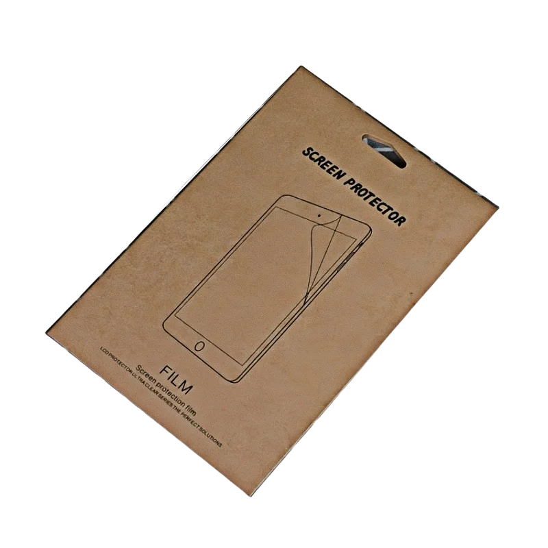 30pcs Kraft Paper Retail Packaging for iPad Mini Tempered Glass Tablet Screen Protector Packing Box w29