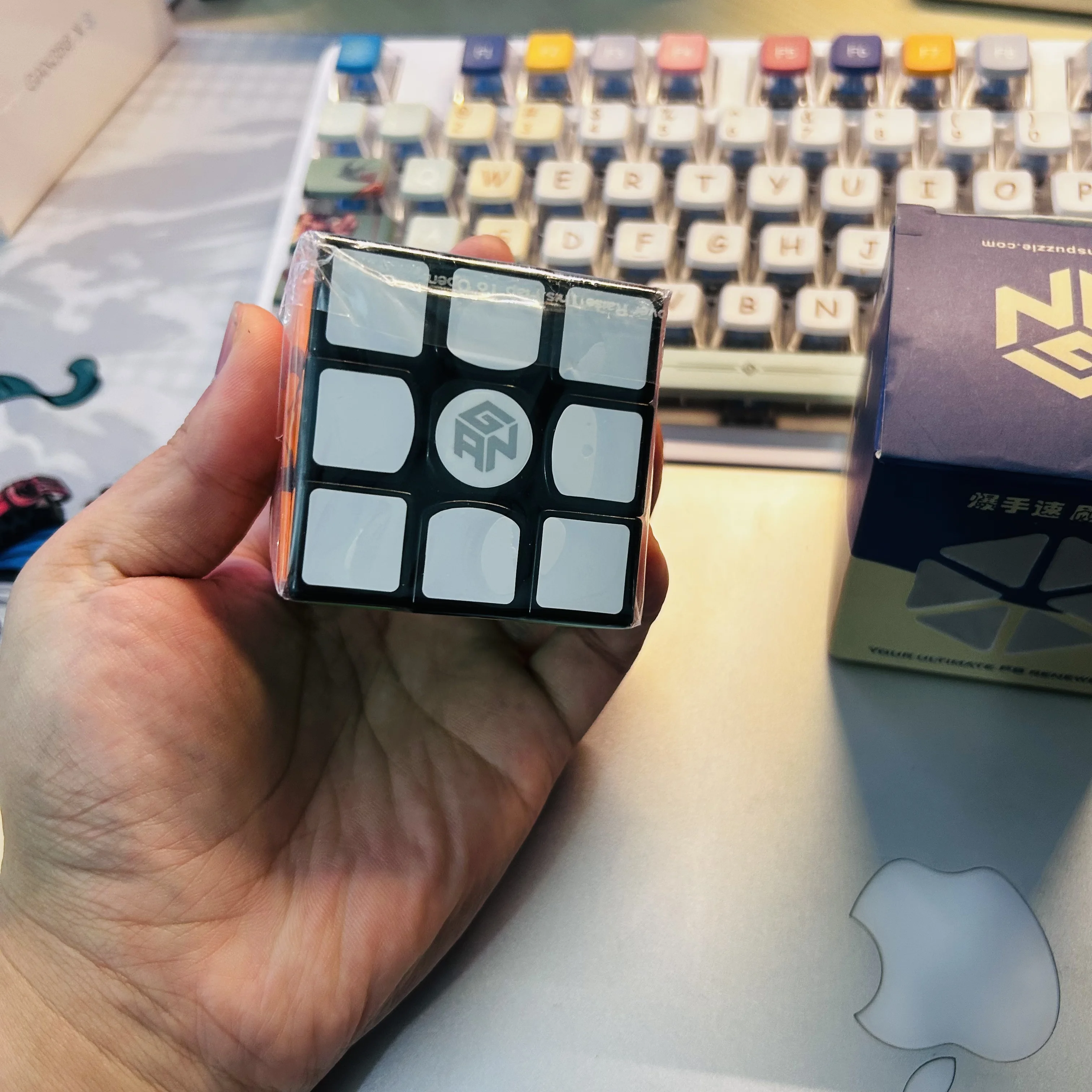 Gan357 Noir Rose 3x3 Cube Gan 3x3x3 Cube Magique