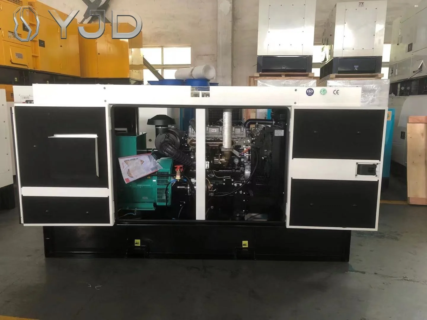 EPA 60kw 80kva Sound Proof diesel Generators 60 kw 80 Kva Stam-ford Generator Power by UK-Per-kins Engine 1104D-E44TG1