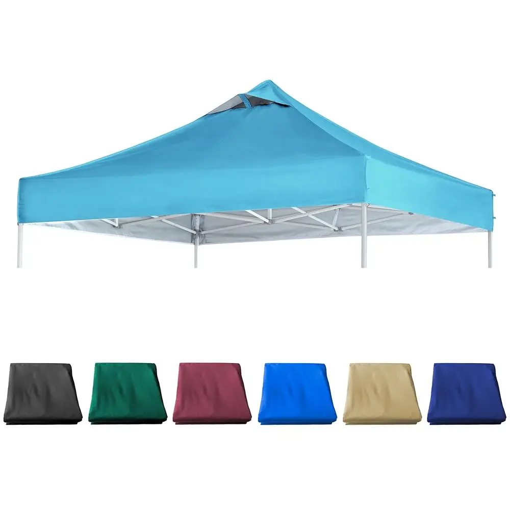 

Turquoise Commercial Replacement Canopy Top For 10X10 Straight Leg Up Canopy Tent With Air Vent