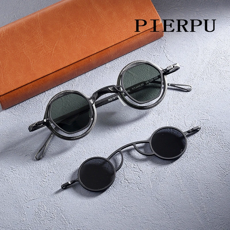 Vintage brand High quality Optical Spectacles EyeGlasses Alloy Frames With Magnetic attraction on Clip For Women Men Sunglassses