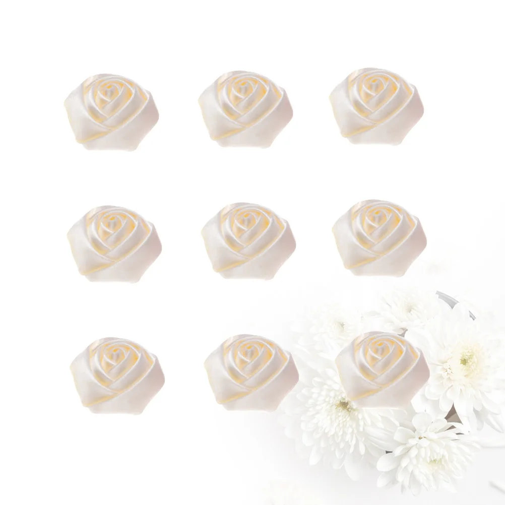 

30Pcs Handmade Three-Dimensional Rose Flower Hair Clips Baby Girl Hair Accessories Birthday Party Wedding Decor Cloth Ornament